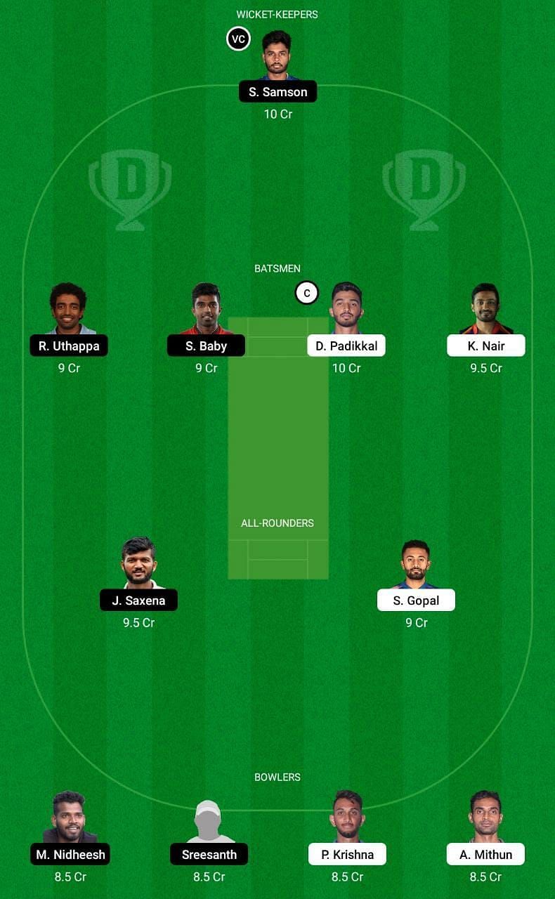 KAR vs KER Dream11 Tips - Vijay Hazare Trophy