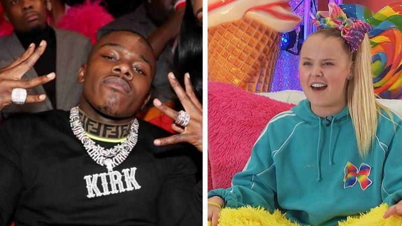 DaBaby&#039;s recent song, where he uses JoJo Siwa&#039;s name for the sake of a rhyme, did not sit well with netizens (Image via HipHopDX)
