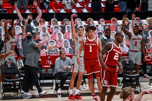 Oklahoma v Texas Tech game on Monday night