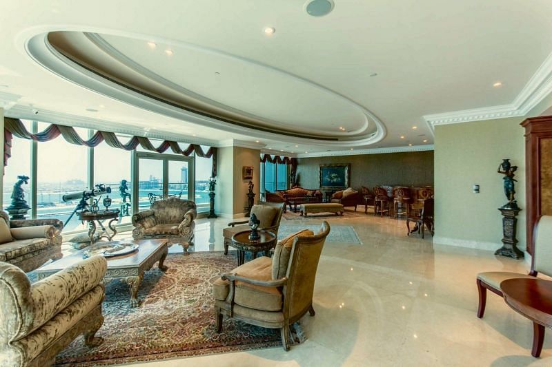 In pictures Roger Federer's luxury apartment in Dubai which serves as