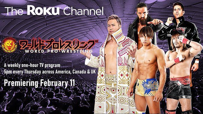 NJPW is coming to Roku Channel.