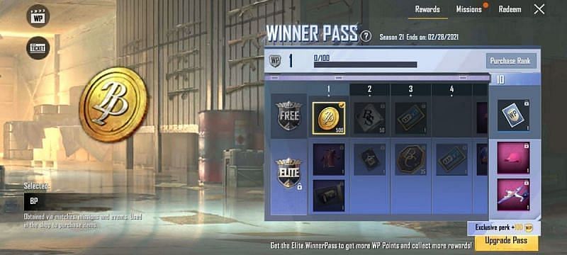 Current Winner Pass