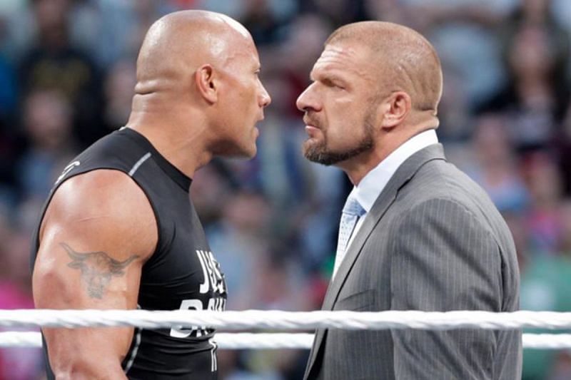 Triple H and The Rock