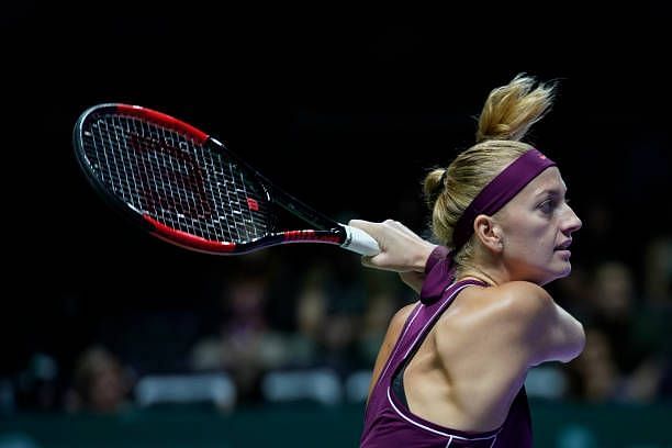 Petra Kvitova will look to make the best of her big groundstrokes.