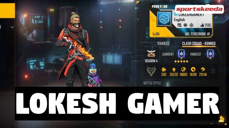 Lokesh Gamer&#039;s Free Fire ID