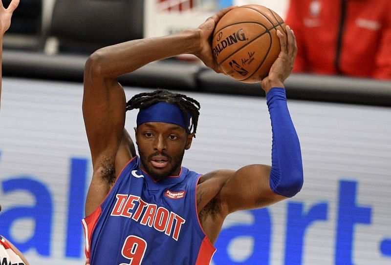 Jerami Grant of the Detroit Pistons scored a game-high 32 points