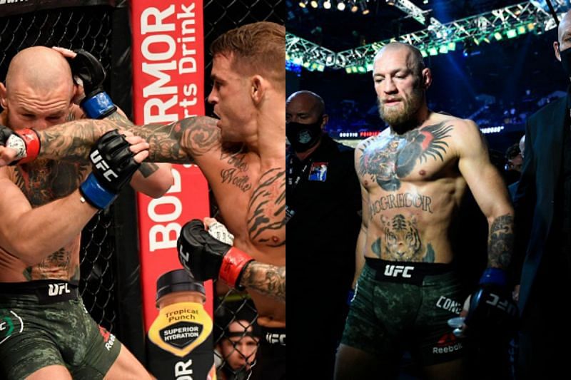 Conor McGregor vs Dustin Poirier (Left)