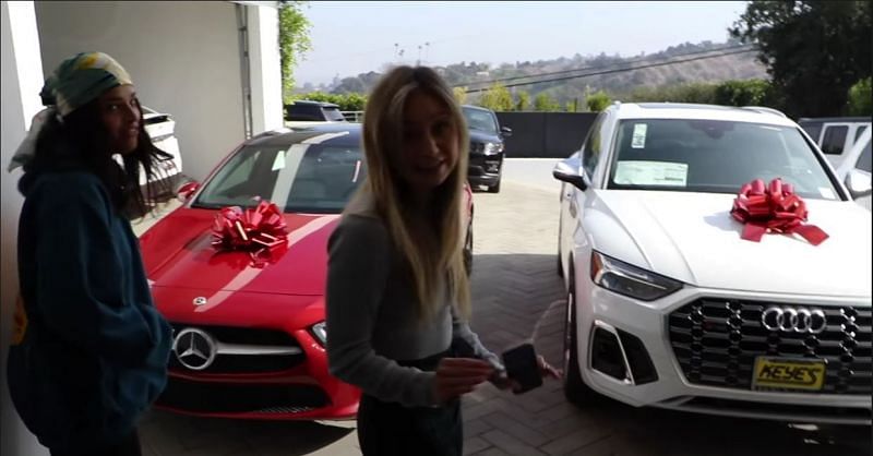 David gifts Taylor and Ella brand new cars