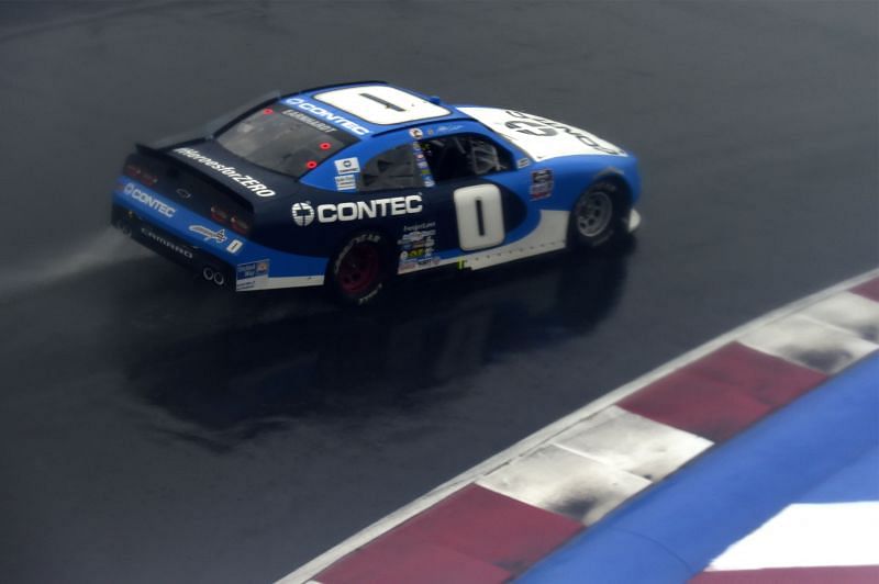 Jeffrey Earnhardt fought through torrential rain to finish 11th at the Charlotte Roval in 2020.