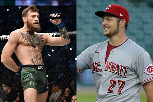 Conor McGregor (left); Trevor Bauer (right)