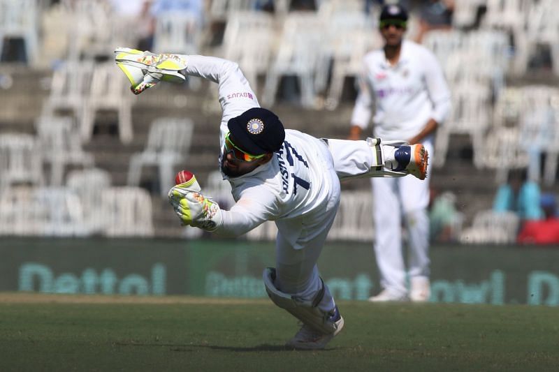 Rishabh Pant was outstanding as India&#039;s wicketkeeper.