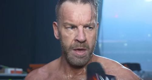 Christian backstage after the 2021 Men's Royal Rumble Match