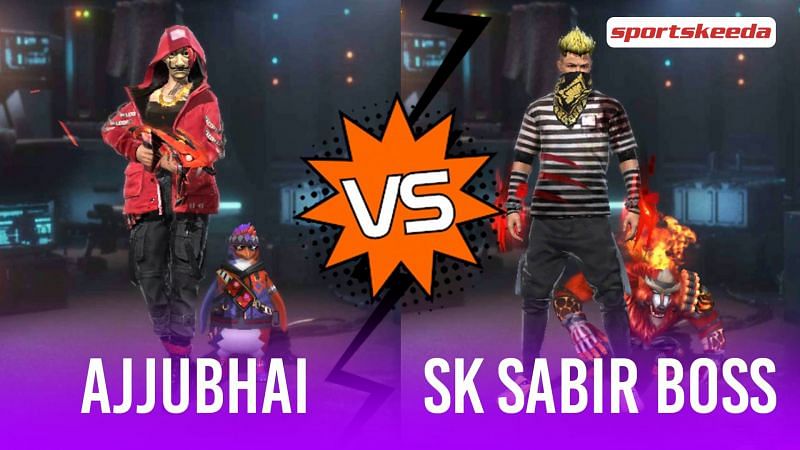 Garena Free Fire: Ajjubhai vs SK Sabir Boss (Image via Sportskeeda)