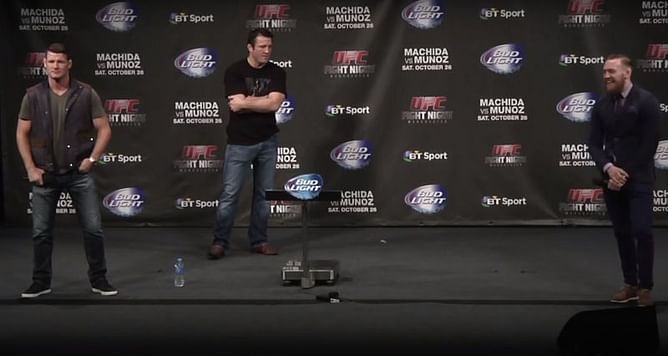 "Them shoes talk better than him!" - When Conor McGregor, Chael Sonnen and Michael Bisping smack talked each other