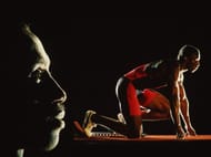 British sprinter Linford Christie