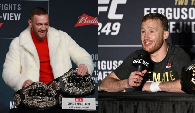 Conor McGregor and Justin Gaethje