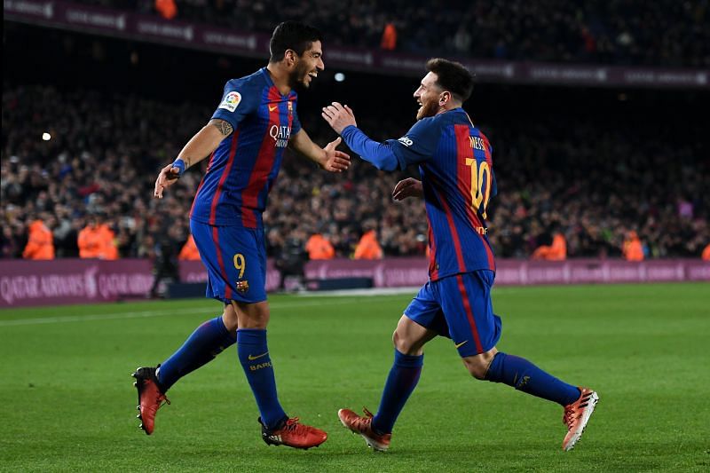 Luis Suarez and Lionel Messi&lt;p&gt;