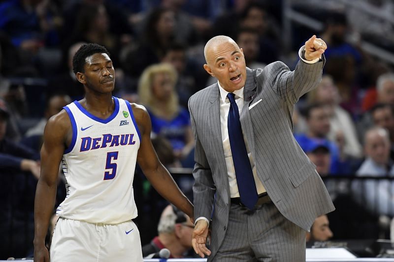 DePaul Blue Demons head coach Dave Leitao