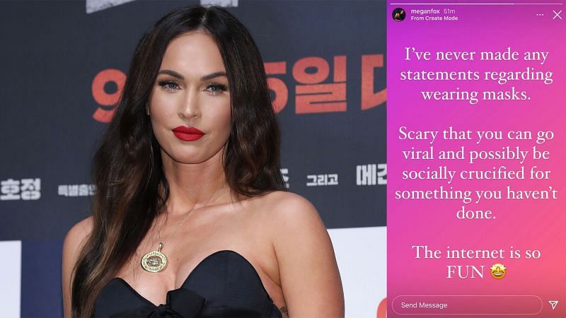 Megan Fox was the latest to fall victim to &quot;Fake News&quot; (image via Page 6, Megan Fox Instagram)
