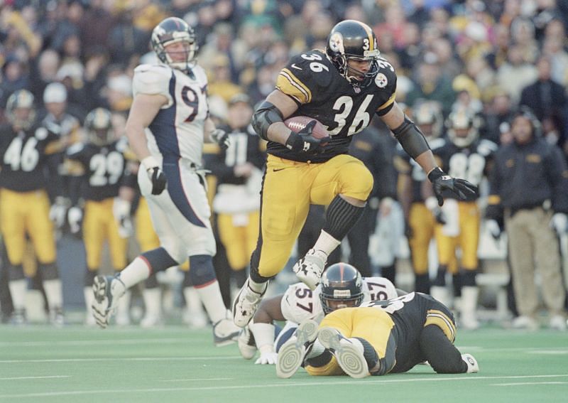 Pittsburgh Steelers running back Jerome &quot;The Bus&quot; Bettis