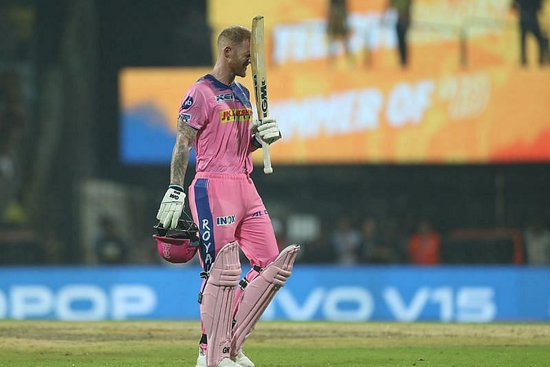 Ben Stokes in action for the Rajasthan Royals