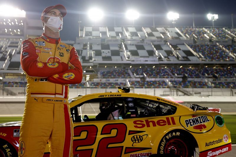 Joey Logano prior to the Busch Clash at Daytona. 