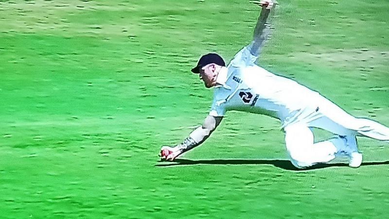 Ind V Eng 2021 Ben Stokes Takes A Stunning Diving Catch To End The