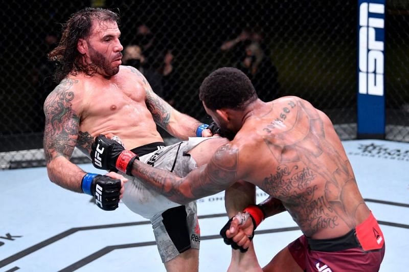 Clay Guida picked up a somewhat surprising win over Michael Johnson to keep his UFC career afloat.