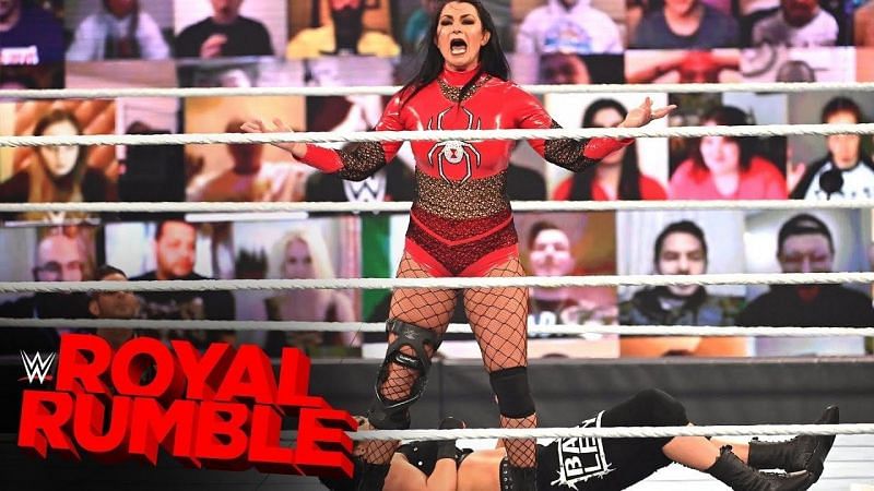 Victoria at the 2021 Royal Rumble