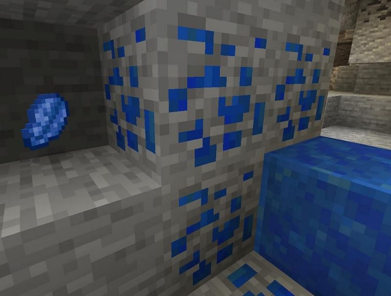 Lapis ore (Image via Minecraft)