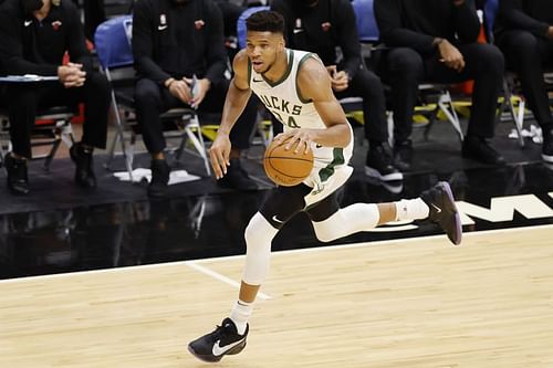 Milwaukee Bucks' Giannis Antetokounmpo