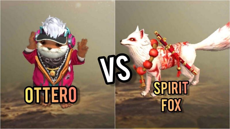 Ottero and Spirit Fox are two of the best pets in Free Fire (Image via Sportskeeda)