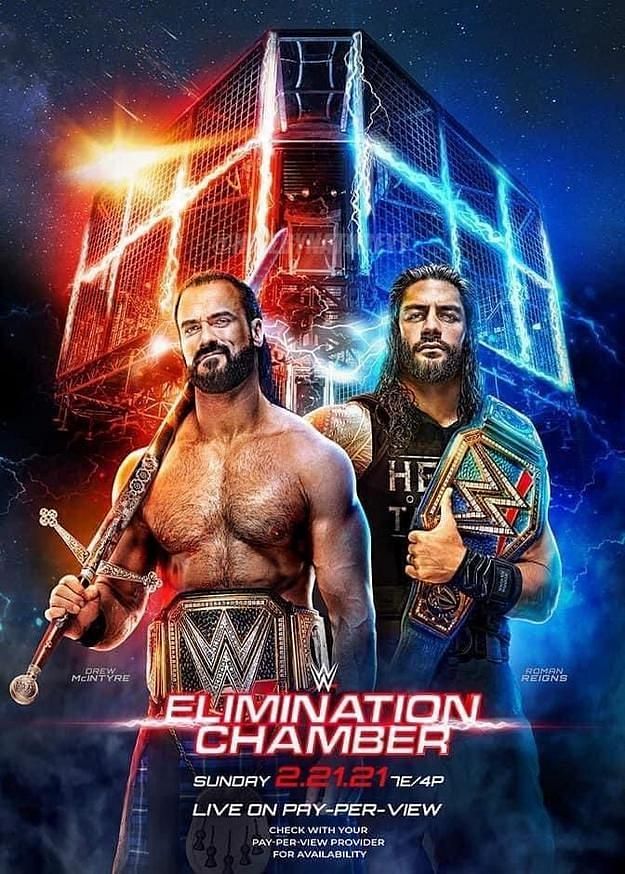 WWE teases second Elimination Chamber match in PPV poster