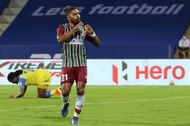 Roy Krishna is the top scoring striker for the ATK Mohun Bagan FC side (Courtesy - ISL)