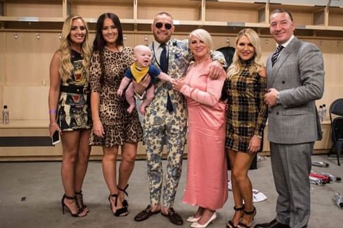 Conor McGregor with his family [Image courtesy: Dee Devlin's Instagram account]