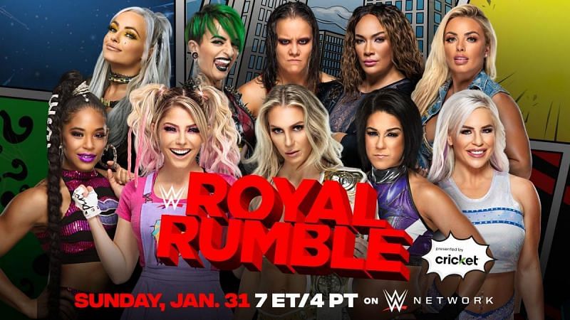 Which match will headline the 2021 Royal Rumble?