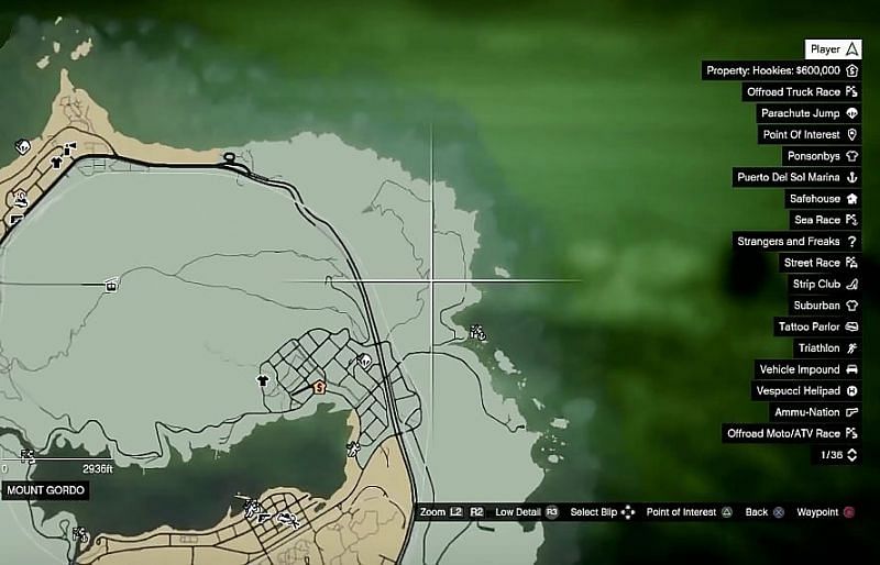 gta 5 ghost location on map