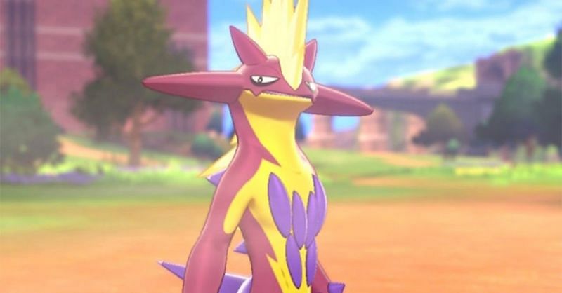 Toxtricity (Amped Form)  Pokémon Sword e Pokémon Shield