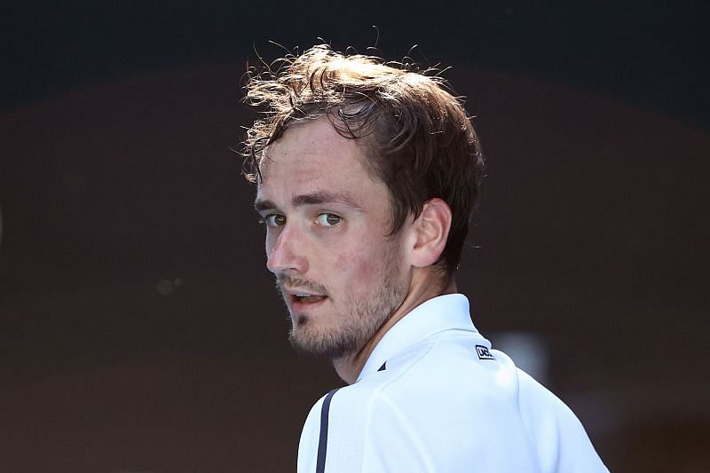 Daniil Medvedev at the 2021 Australian Open