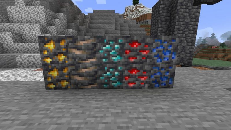 All Deepslate ores (Image via Minecraft)