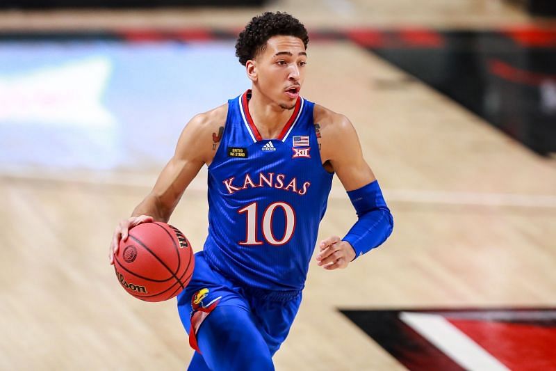 Forward Jalen Wilson #10 of the Kansas Jayhawks