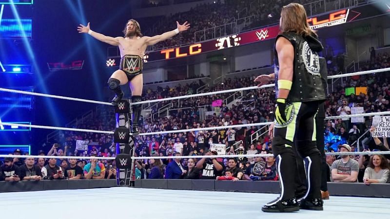 Daniel Bryan and AJ Styles in WWE