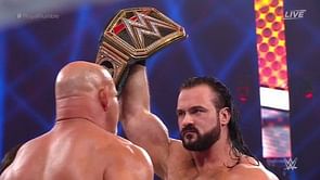 Watch: Drew McIntyre defeats Goldberg in a hard-hitting match at WWE Royal Rumble