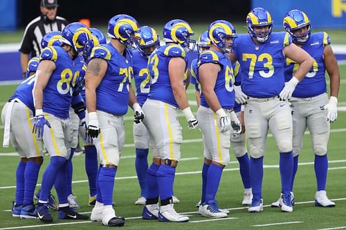 Los Angeles Rams in NFL action against the Arizona Cardinals