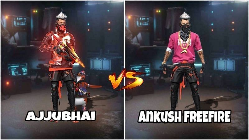 Ajjubhai vs Ankush FREEFIRE  