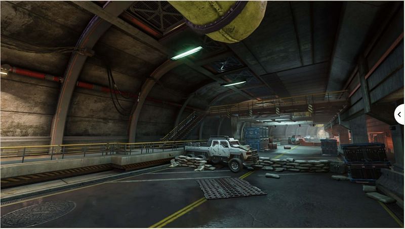 Artillery tunnel before Season 8 changes (Image via Electronic Arts)