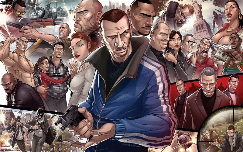 Memorable characters and great dialogues are intrinsic to GTA offerings (Image via Patrick Brown | DeviantArt)