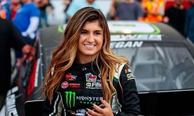 Hailie Deegan goes for a spin in Daytona Truck race
