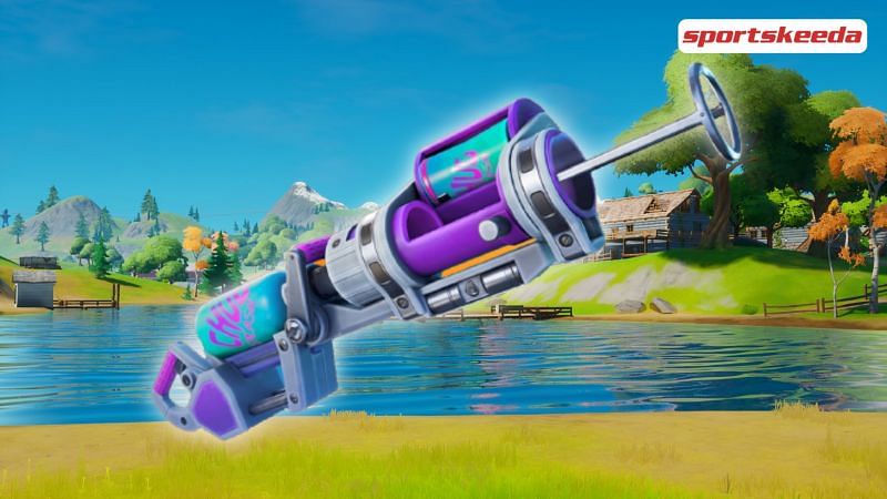 Where to find the new exotic weapon Chug Cannon (Slurp Bazooka) in Fortnite