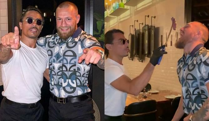 Watch: Conor McGregor gets a $1,000 steak at Salt Bae's restaurant in Dubai